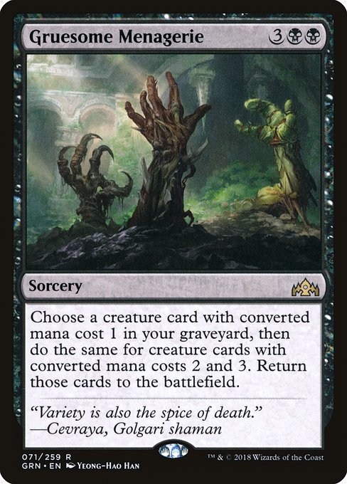 GRN: Gruesome Menagerie (Foil)
