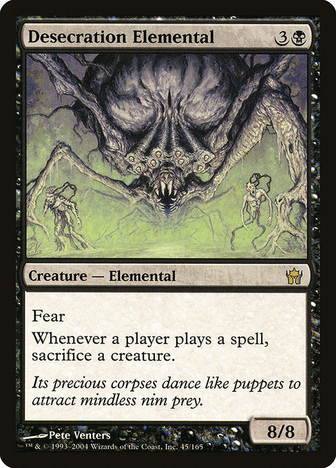 5DN: Desecration Elemental (Foil)