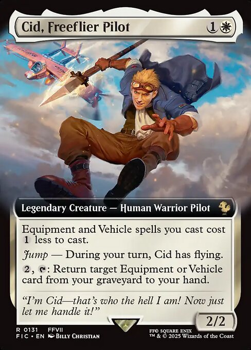 FIC: Cid, Freeflier Pilot (Extended Art) (Foil)
