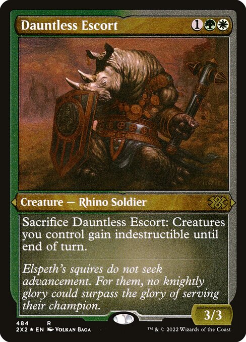 2X2: Dauntless Escort (Foil Etched)