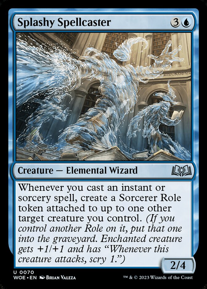 Splashy Spellcaster [Foil] :: WOE