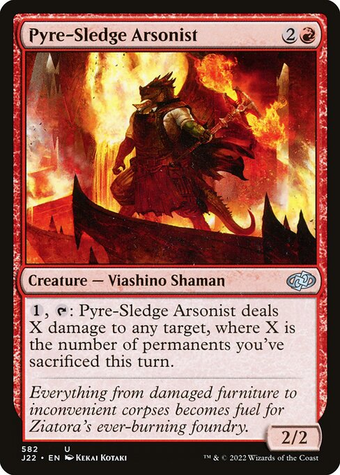 J22: Pyre-Sledge Arsonist