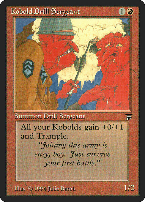 LEG: Kobold Drill Sergeant