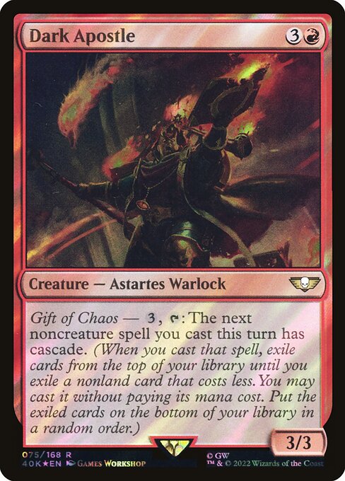 40K: Dark Apostle (Surge Foil)