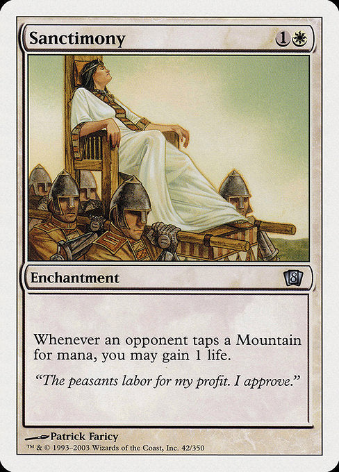 8ED: Sanctimony