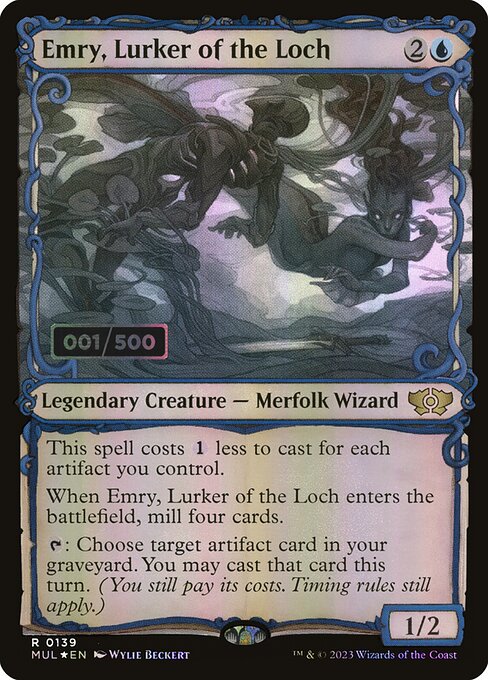 MUL: Emry, Lurker of the Loch (Serial Numbered) (Foil)