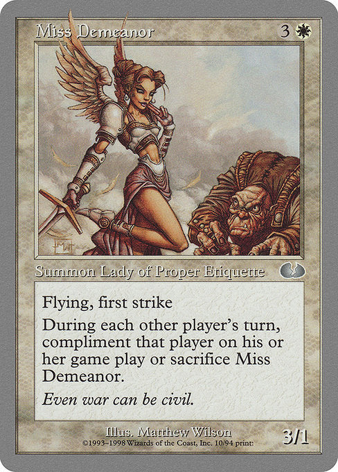 UGL: Miss Demeanor