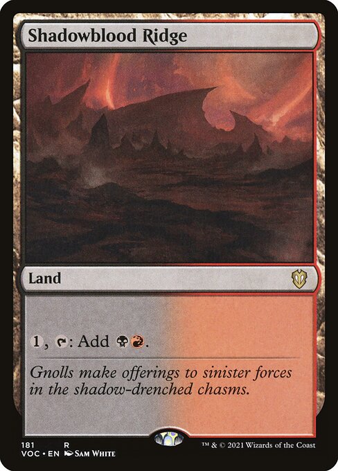 VOC: Shadowblood Ridge