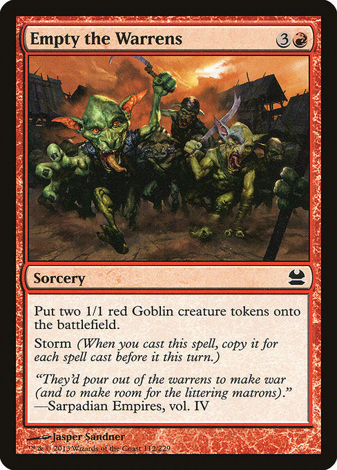 MMA: Empty the Warrens (Foil)