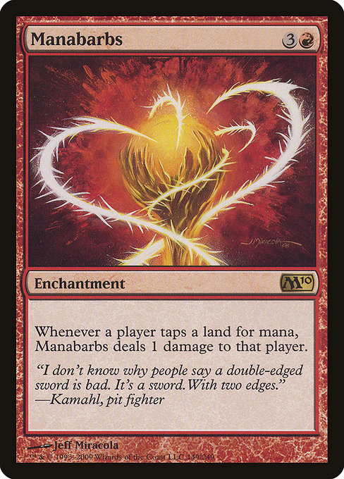 M10: Manabarbs (Foil)