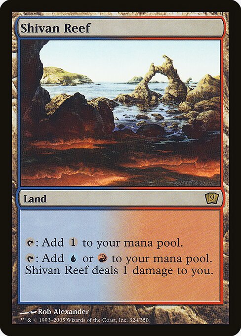 9ED: Shivan Reef (Foil)