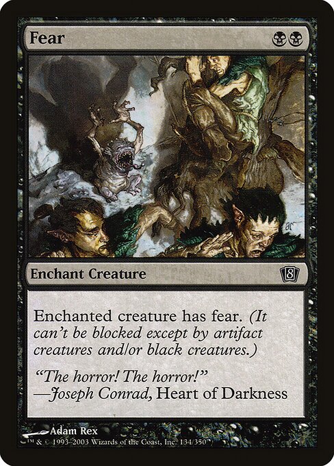 8ED: Fear (Foil)