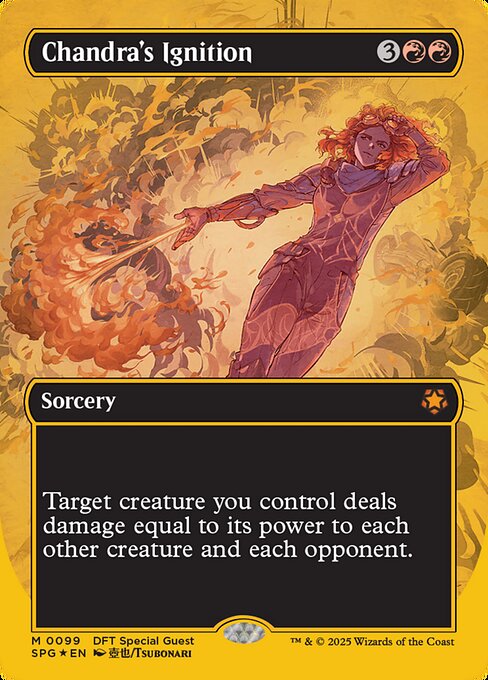 SPG: Chandra's Ignition (Borderless) (First-Place Foil)