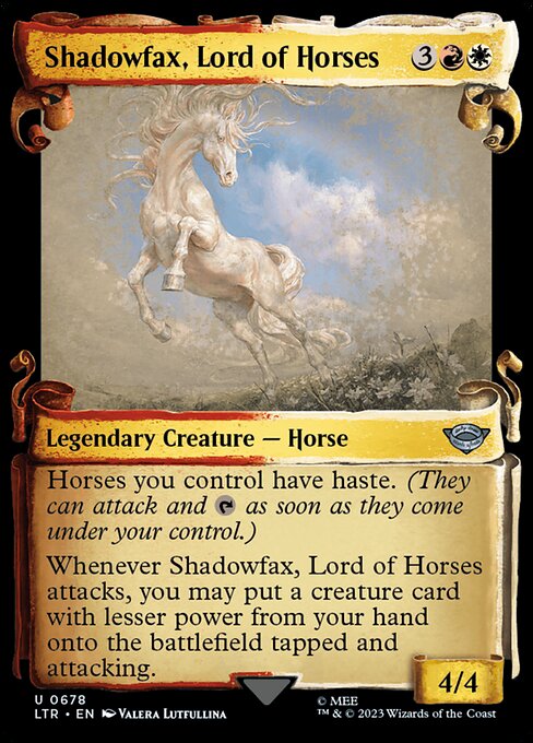 LTR: Shadowfax, Lord of Horses (Showcase Scrolls)
