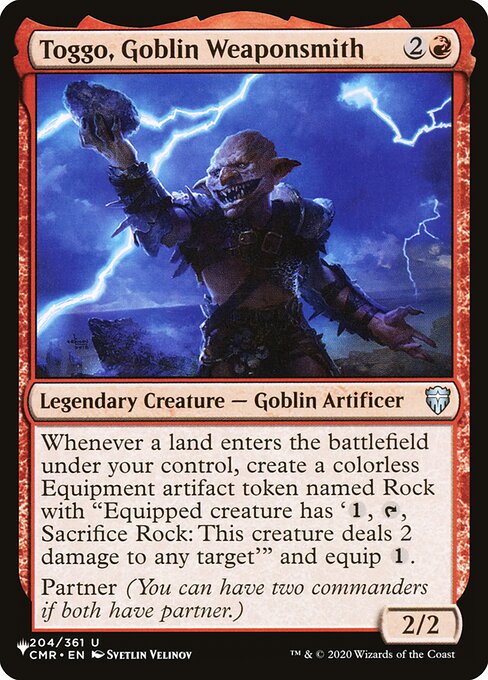 PLST: Toggo, Goblin Weaponsmith