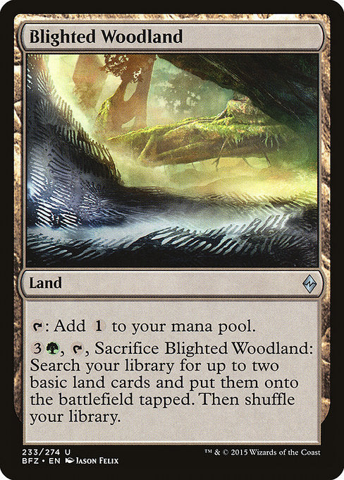 BFZ: Blighted Woodland (Foil)