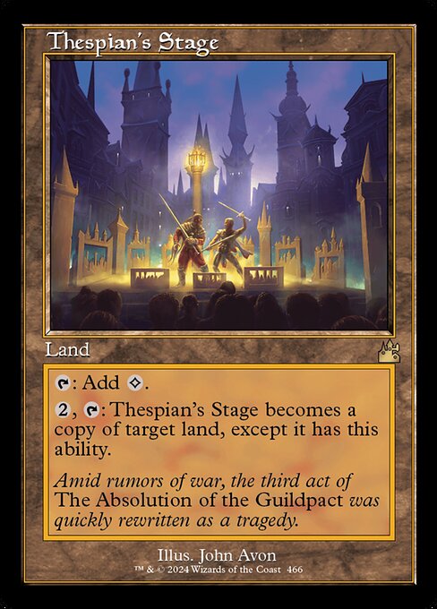RVR: Thespian's Stage (Retro Frame) (Foil)