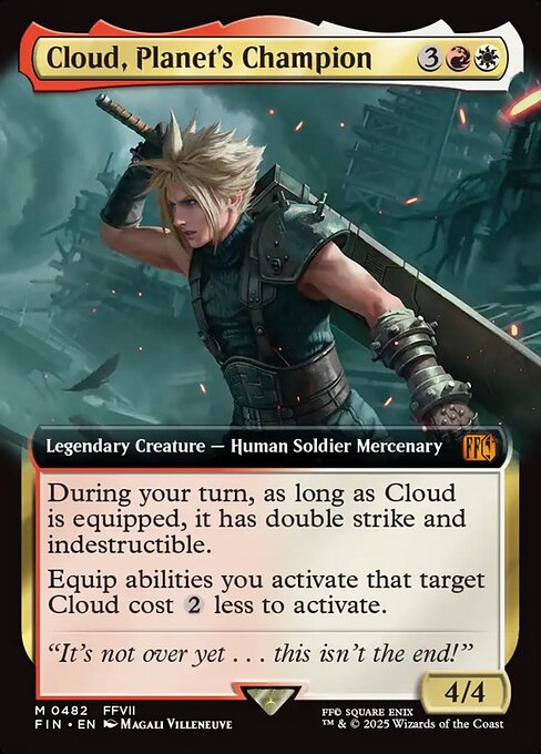 FIN: Cloud, Planet's Champion (Extended Art) (Foil)
