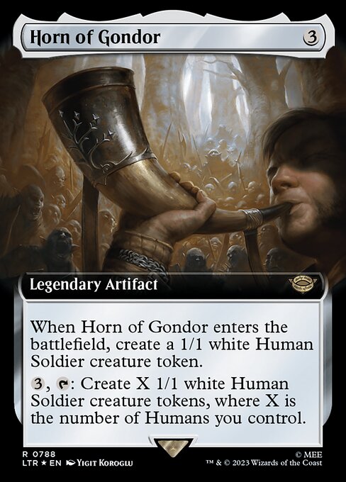 LTR: Horn of Gondor (Extended Art) (Surge Foil)
