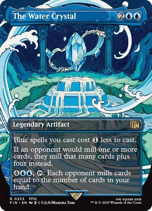 FIN: The Water Crystal (Borderless) (Foil)
