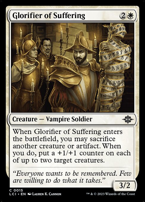 LCI: Glorifier of Suffering (Foil)