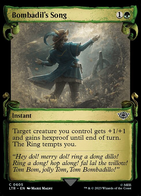 LTR: Bombadil's Song (Showcase Scrolls)