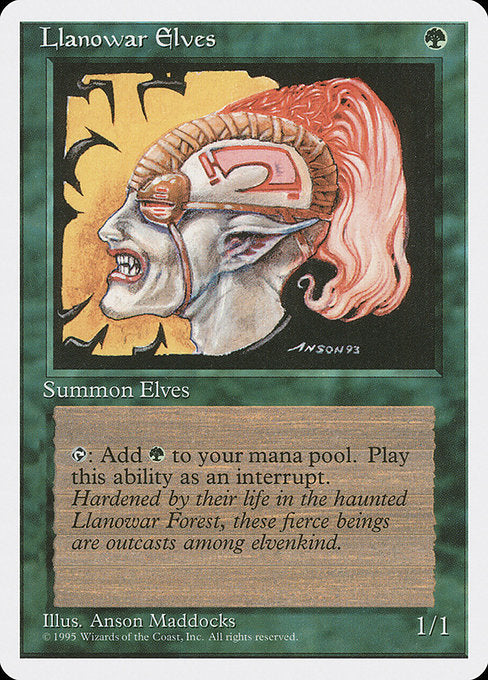 4ED: Llanowar Elves