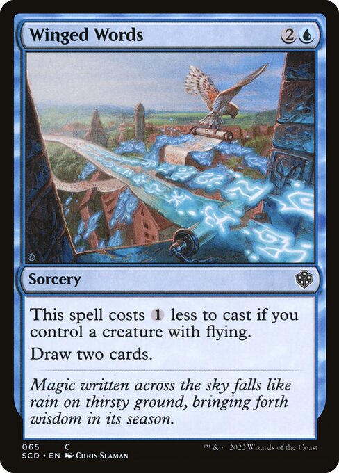 SCD: Winged Words