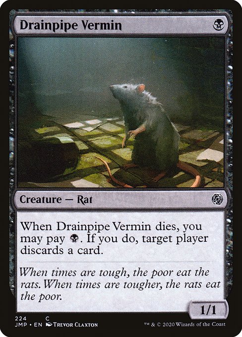 JMP: Drainpipe Vermin