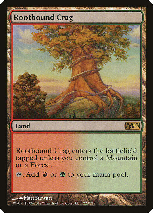 M13: Rootbound Crag (Foil)