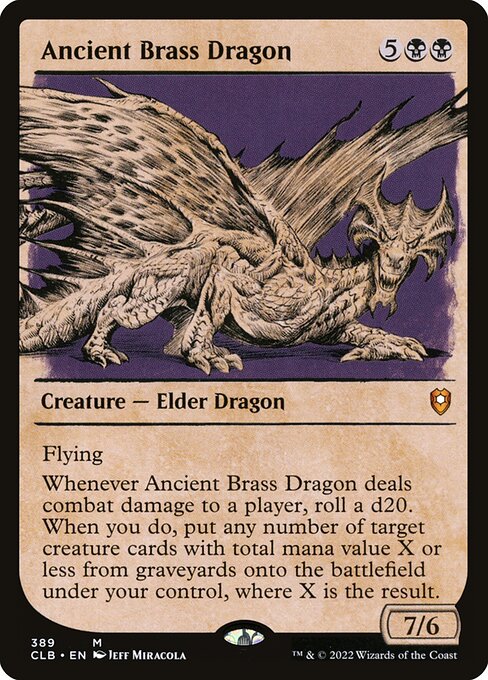 CLB: Ancient Brass Dragon (Showcase) (Foil)