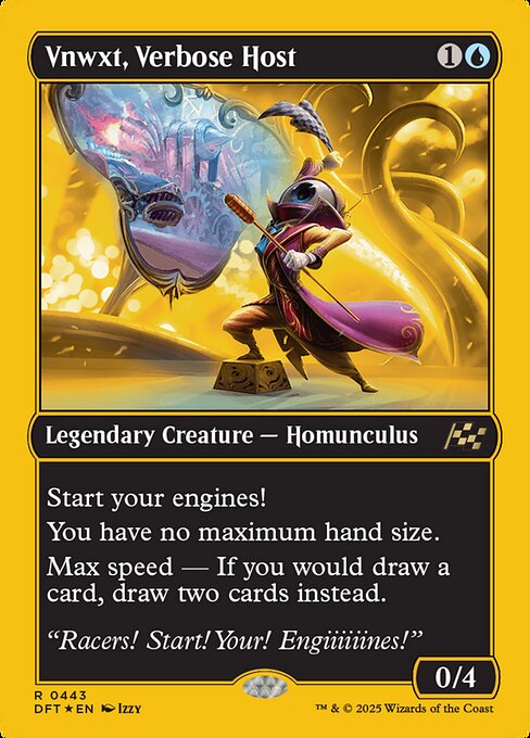 DFT: Vnwxt, Verbose Host (First-Place Foil)