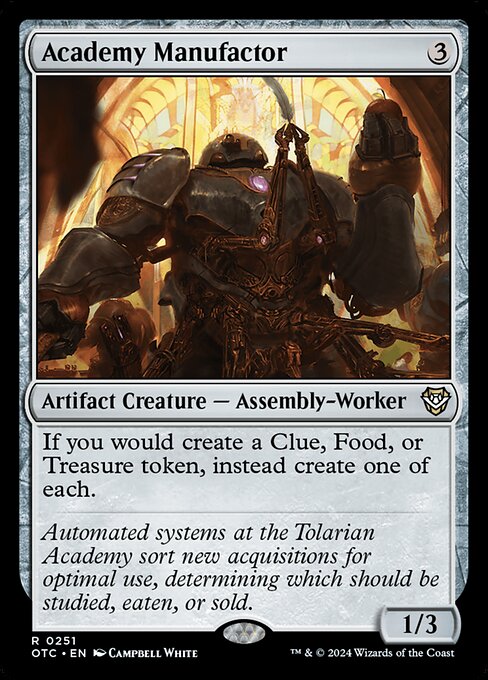 OTC: Academy Manufactor