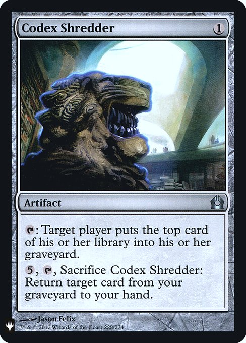 PLST: Codex Shredder (Foil)