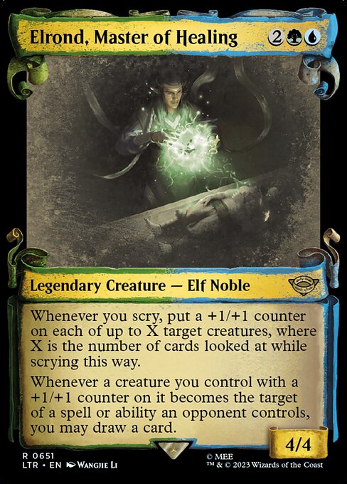 LTR: Elrond, Master of Healing (Showcase Scrolls)