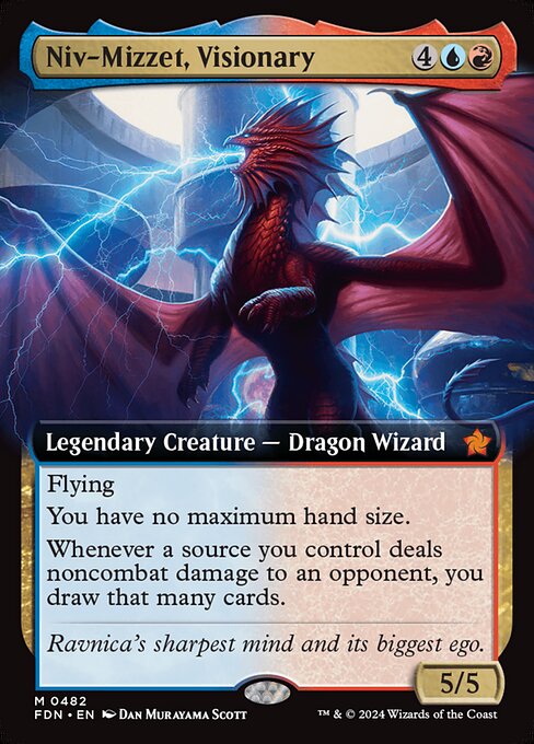 FDN: Niv-Mizzet, Visionary (Extended Art) (Foil)