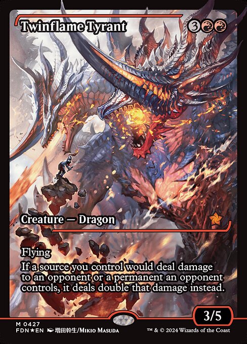 FDN: Twinflame Tyrant (Showcase) (Foil)
