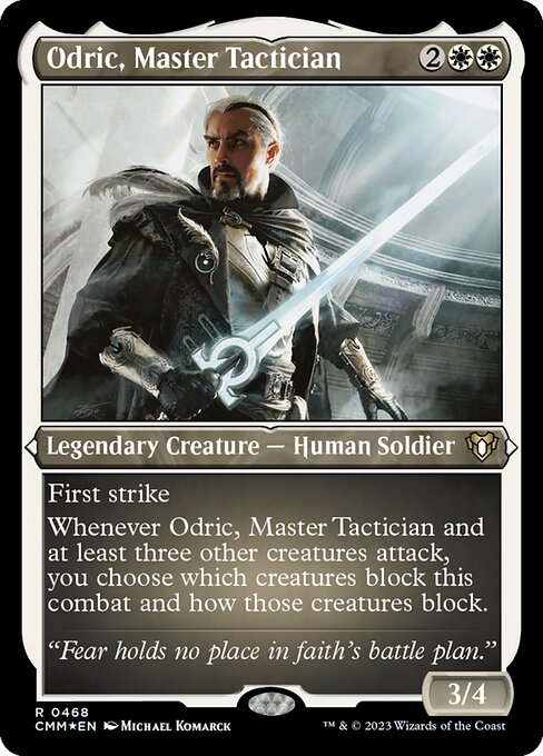 CMM: Odric, Master Tactician (Foil Etched)