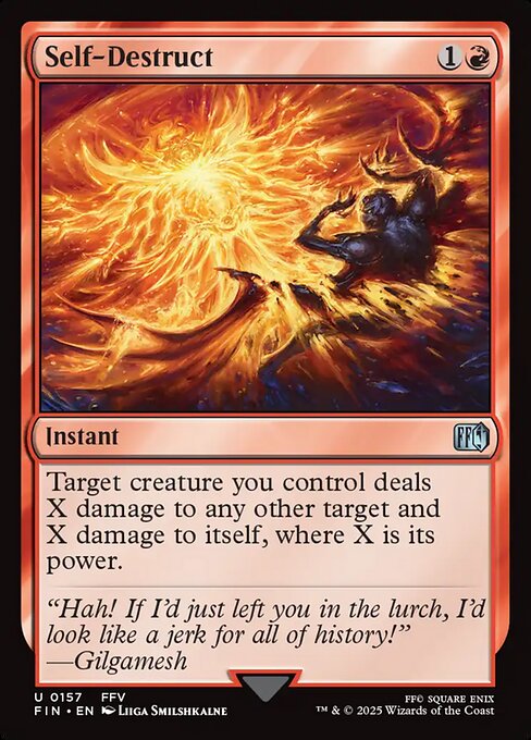 FIN: Self-Destruct (Foil)
