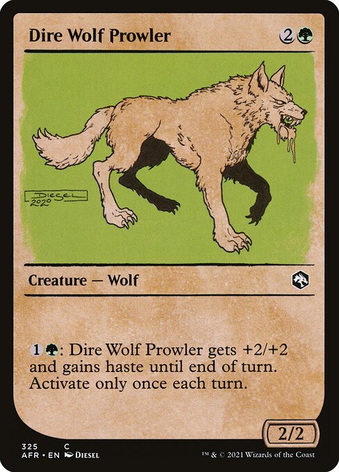 AFR: Dire Wolf Prowler (Showcase) (Foil)