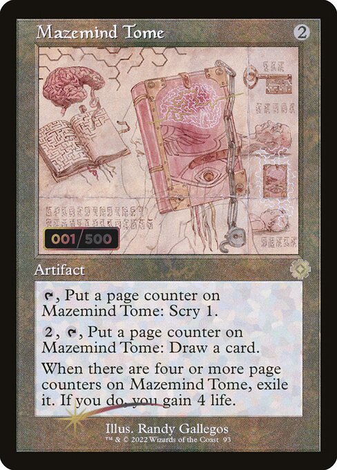 BRR: Mazemind Tome (Schematic) (Serial Numbered) (Foil)