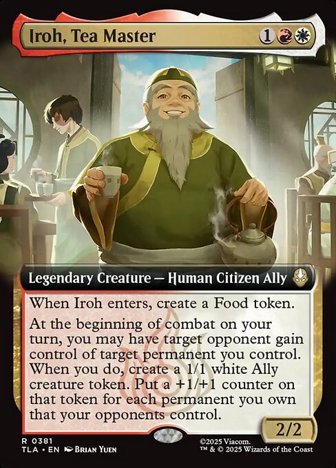 TLA: Iroh, Tea Master (Extended Art) (Foil)