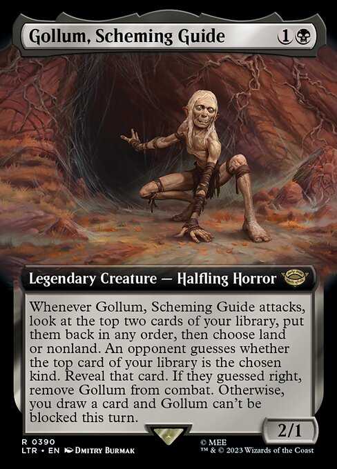 LTR: Gollum, Scheming Guide (Extended Art)
