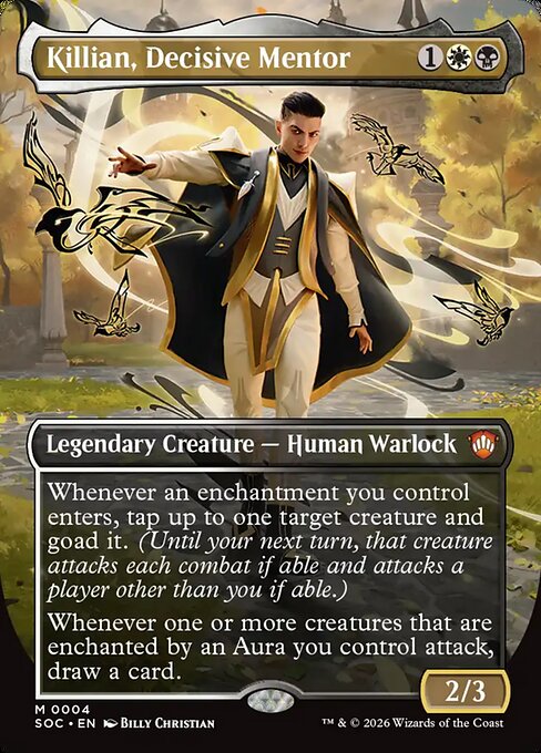 SOC: Killian, Decisive Mentor (Borderless) (Foil)