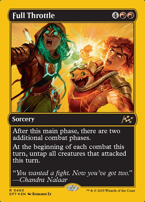 DFT: Full Throttle (First-Place Foil)