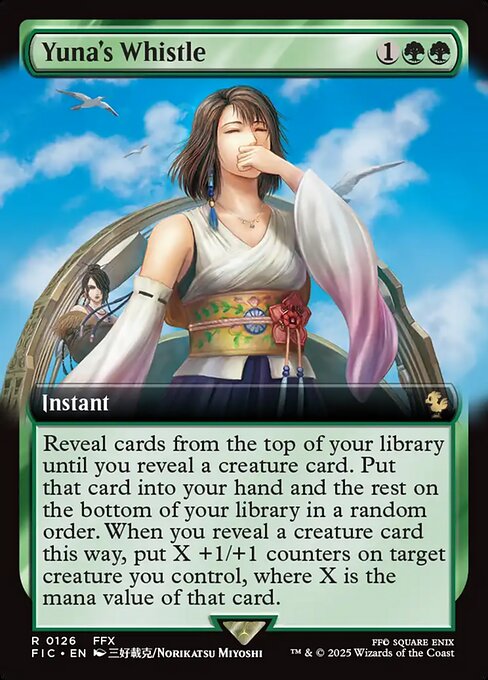 FIC: Yuna's Whistle (Extended Art) (Foil)
