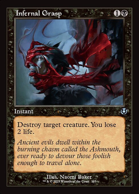 INR: Infernal Grasp (Retro Frame) (Foil)