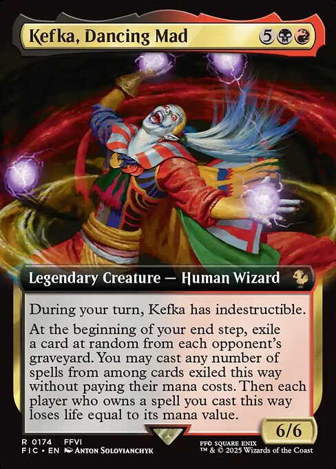 FIC: Kefka, Dancing Mad (Extended Art) (Foil)