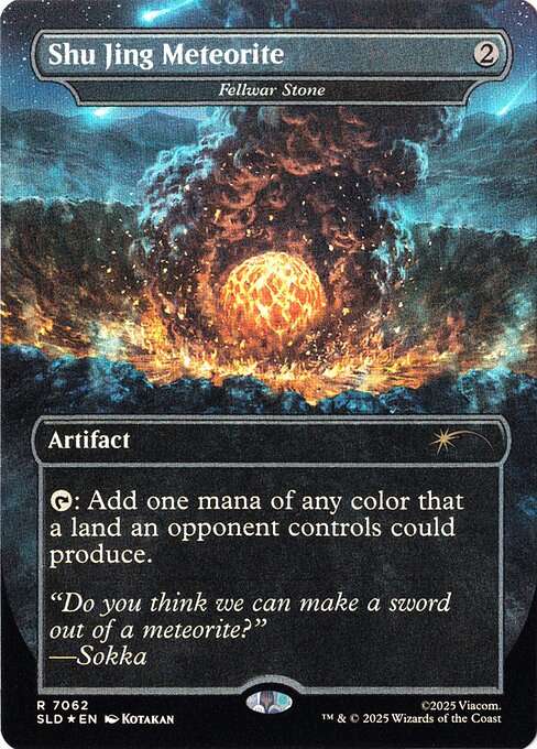 SLD: Shu Jing Meteorite - Fellwar Stone (Rainbow Foil)