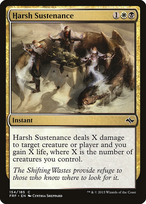 FRF: Harsh Sustenance